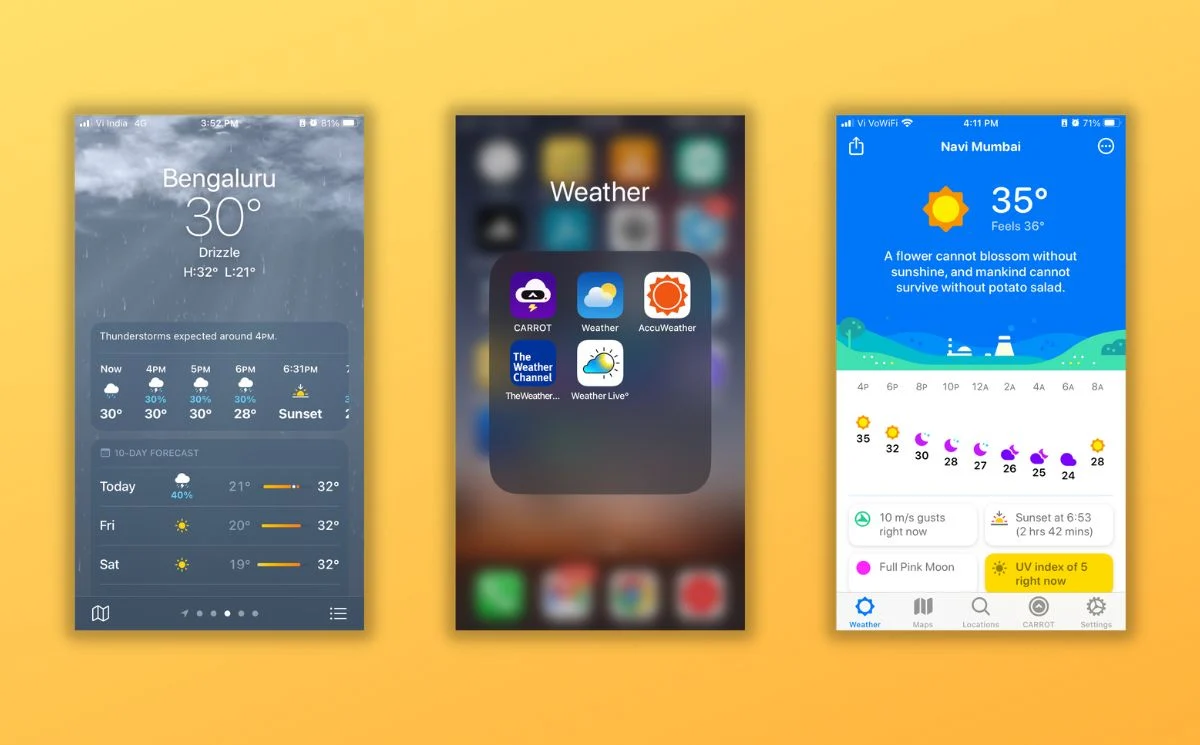 Free iPhone Weather Apps